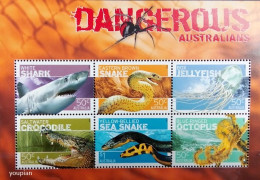 Australia 2006, Dangerous Australians, MNH S/S - Ungebraucht