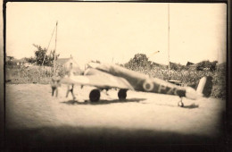 Aviation * Avion Ancien Type Modèle Marque ? * Aviateur * Photo Ancienne 9x6cm - Other & Unclassified