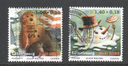 Luxemburg 2023 Yv 2294-95 Kerstmis Reeks Toeslag  Gestempeld - Used Stamps