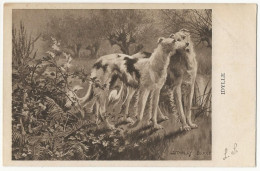 196  - Chien - Idylle - Illustrateur Stanley Berke - Dogs