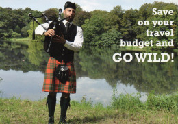 CPM - L - ECOSSE - JOUEUR DE CORNEMUSE EN COSTUME - KILT - GO WILD - Autres & Non Classés