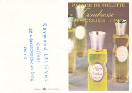 Petit Calendrier 1974 Publicitaire * Parfum TENDRESSE Berdoues Raymond LEIEVRE Coiffeur St Georges Du Vièvre * Calendar - Formato Piccolo : 1971-80