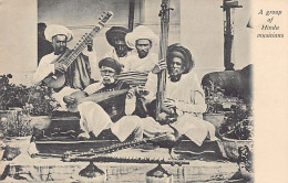 India - A Group Of Hindu Musicians  - India