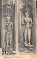 Cambodge - Ruines D'Angkor - Bas-relief (danseuses) - Ed. A. F. Decoly 3 - Camboya