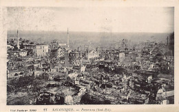 Greece - SALONICA - Panorama (South-East) After The Great Fire - Publ. Lévy Fils 21 - Griechenland