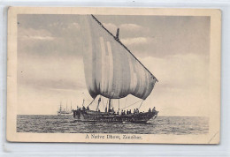 ZANZIBAR - Native Dhow - SEE POSTMARK - Publ. A. C. Gomes & Co.  - Tanzanía