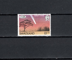 Swaziland 1986 Space, Halley's Comet Stamp MNH - Afrika