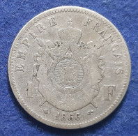 (CG#037) - Napoléon III - 1 Franc 1866 A, Paris - 1 Franc
