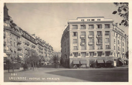 Lausanne (VD) Avenue W. FRAISSE- Editions O Sartori, Genève - Lausanne