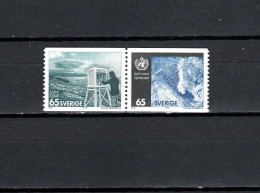 Sweden 1973 Space, Meteorology Set Of 2 MNH - Europa