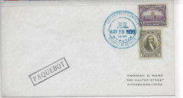 Ecuador Letter United Fruit Company 1936 Paquebot Steam Ship HIGH VALUES From 1909 Set - Equateur