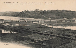 OUDON - Vue Sur La Loire Et Champtoceaux Prise De La Tour - Oudon