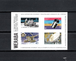 Switzerland 1973 Space, WEREBA Vignette MNH - Europe