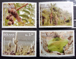 Bolivia 2013, Rare Plants, MNH Stamps Set - Bolivia