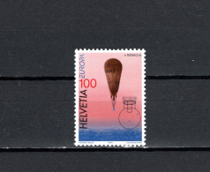 Switzerland 1994 Space, FNRS Stratosphere Balloon Stamp MNH - Europa