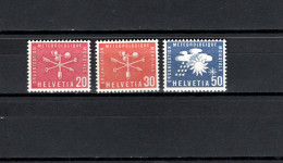 Switzerland OMM 1960 Space, Meteorology Set Of 3 MNH - Europe