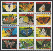 Surinam  2008  Butterflies  MNH - Papillons