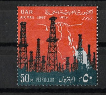 Egypte -  Egypt 1967 Oil Derricks Map Of Egypt MNH - Ungebraucht