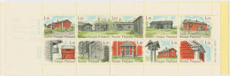 Finnland 1979 Architektur Bauernhäuser Markenheftchen MH 11 Postfrisch (C92916) - Postzegelboekjes