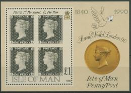 Isle Of Man 1990 150 Jahre Briefmarken Block 12 Postfrisch (C90616) - Isle Of Man