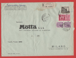 ITALIA - Storia Postale Repubblica - 1959 -2x25 Antica Moneta Siracusana + 75 Cavalli Alati + 110 Decennale Della Costit - 1946-60: Storia Postale