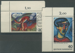 Bund 1974 Deutscher Expressionimus 798/99 Ecke 1 Oben Links Gestempelt (E531) - Used Stamps