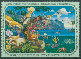 UNO Wien 1991 Wirtschaftskommission ECE Mittelmeer Tiere 110/13 ZD Postfrisch - Unused Stamps