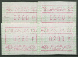 Finnland ATM 1994 FINLANDIA '95 Helsinki, Satz ATM 21.1 S 2 Postfrisch - Vignette [ATM]