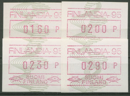 Finnland ATM 1993 FINLANDIA '95 Helsinki Satz ATM 18 S 2 Postfrisch - Timbres De Distributeurs [ATM]