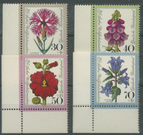 Bund 1974 Wohlfahrt: Blumen 818/21 Ecke 3 Unten Links Postfrisch (E562) - Ongebruikt