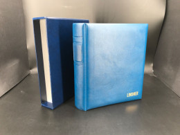Lindner Postkarten-Album Blau Classic Mit Kassette 1131-B Neuwertig (8007 - Binders With Pages