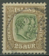 Island 1907/1908 König Christian IX. Und König Frederik VIII. 57 Gestempelt - Usati