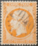 R1311/2944 - FRANCE - NAPOLEON III N°23b Orange Vif GC 2046 LILLE (Nord) - 1862 Napoléon III.