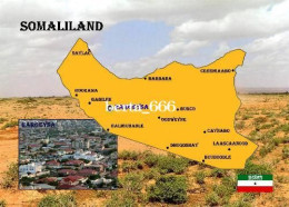 Somalia Somaliland Map New Postcard * Carte Geographique * Landkarte - Somalië