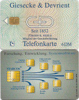 Germany - Giesecke & Devrient Seit 1852 (Overprint ''Jürgen K. Nehls'') - O 0605 - 02.1993, 6DM, Used - O-Series : Customers Sets