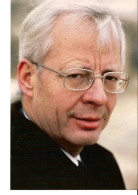 PHOTO DEDICACEE AU DOS D'EMMANUEL LE ROY LADURIE - PROFESSEUR AU COLLEGE DE FRANCE - ADMINISTRATEUR DE LA BNF - Foto Dedicate