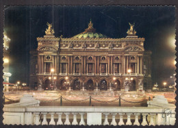 France - Paris - Le Théâtre De L'Opéra Vu De Nuit - París La Noche