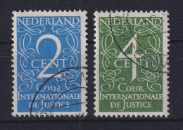 Niederlande 1940 Internationaler Gerichtshof ICJ Mi.-Nr. 25-26 Satz Kpl. O  - Altri & Non Classificati