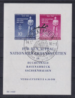DDR 1955 Gedenkstätten-Block Mi.-Nr. Block 11 Mit Orts-Werbe-O WOLKENSTEIN - Usados