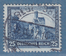 Dt. Reich Nothilfe 1932 Schloss Liechtenstein Mi.-Nr. 477 O Gepr. Schlegel BPP - Gebruikt