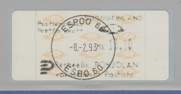 Finnland 1993 Dassault-ATM Mi.-Nr. 12.3 Z5 Gestempelt ESPOO 8.2.93. - Timbres De Distributeurs [ATM]