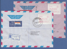 RSA Südafrika FRAMA-ATM Aus OA P.020 Randburg  2 Schöne Orts-FDC  R- / Express - Frama Labels