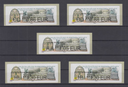 Frankreich 2019 ATM Frühjahrssalon Paris Aus Automat Brother Serie 5 Werte **  - Otros & Sin Clasificación