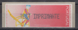 Portugal 1992 ATM Ciclista Mi.-Nr. 6  TEST IMPRIMANTE  - Automatenmarken [ATM]