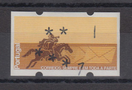 Portugal 1990 ATM Postreiter Mi.-Nr. 2 Doppeldruck **  - Machine Labels [ATM]