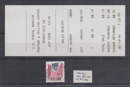 USA PMC Unisys ATM, Wert 0,50 $ Mit ET-O Merrifield 19.FEB.1994 Und ET-AQ - Andere & Zonder Classificatie