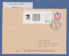 USA Unisys ATM 1994 Wert 0,19 + SFS Auf Gel. FDC  - Other & Unclassified