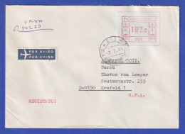 Portugal Frama-ATM 1981 Aut.-Nr. 005  R-Brief Mit ATM Aus OA Und Orts-O 2.2.83 - Timbres De Distributeurs [ATM]