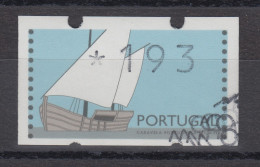 Portugal 1992 ATM Caravelle Wert 193, Mit Mehrfachdruck Rechts Unten !  - Automatenmarken [ATM]