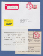 USA 1992 PMC Gard-ATM 4,90$ Auf R-FDC Oklahoma 20.8.92 -> Belgien M. ET-Quittung - Other & Unclassified